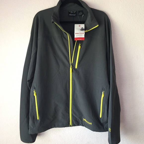 Marmot Other - Marmot Gray and Yellow Tempo Jacket Size L